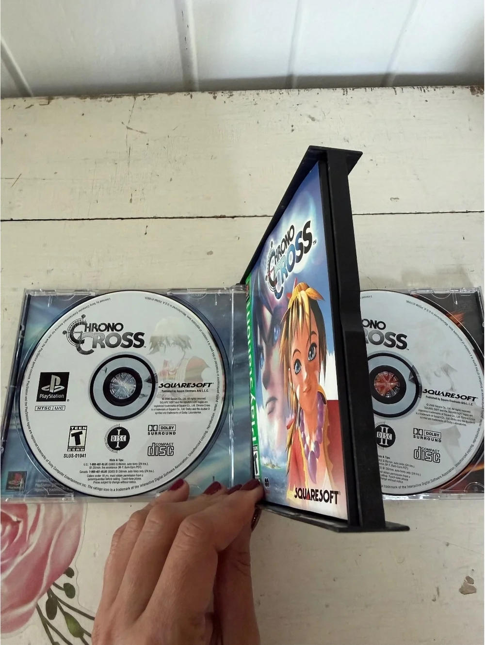 Chrono Cross PlayStation 1 PS1 Game Complete Case and Discs